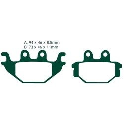 KLOCKI HAMULCOWE KYMCO MAXXER MXU I INNE