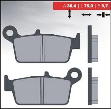 Klocki hamulcowe kh131 spiek metaliczny (złote) (ft 4087)