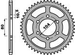 Zębatka tylna 4359 43 c45 kawasaki z 1000 , zx6r, zx636, ninja (jtr1489.43) (łańc. 525)