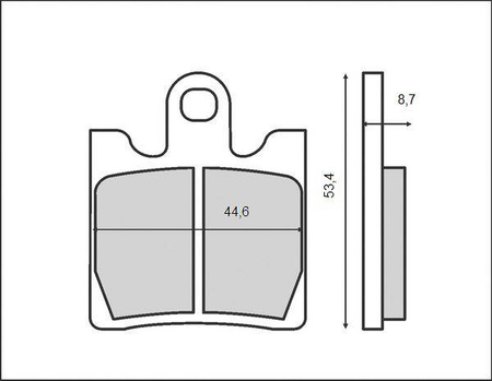 Klocki hamulcowe kh283 / kh423 (ft 3018)