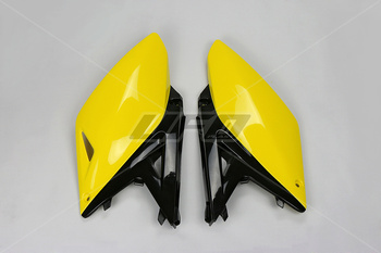 Boczki tylne suzuki rmz 250 '10-'18 kolor żółty/czarny (oem dla roczników '14-'16)