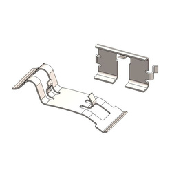 SPRĘŻYNA / BLASZKA USTALAJĄCA ZACISKU HAMULCOWEGO PRZÓD KOMPLET GASGAS, HUSABERG, HUSQVARNA, KTM,SHERCO, TM