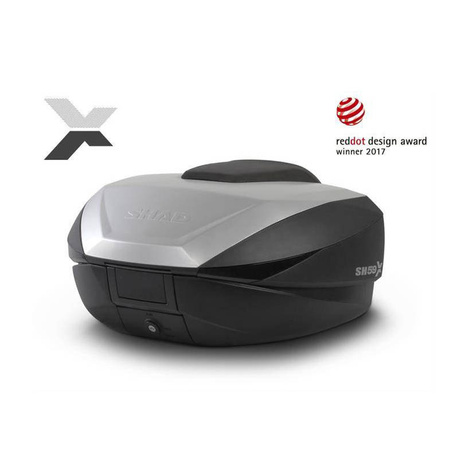 Kufer Shad SH59X aluminiowa pokrywa 46-59 l