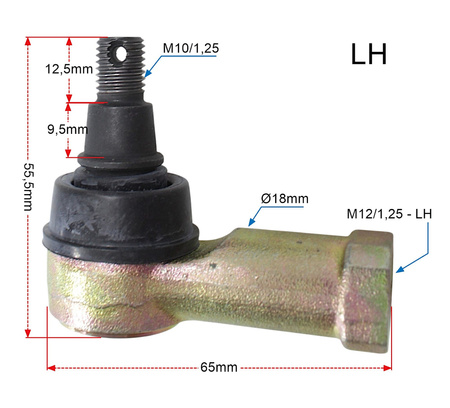 Końcówki Drążków Kierowniczych Tekyo Lewa + Prawa Suzuki 51-1029-Lr