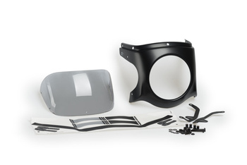 Szyba Półowiewka Retro Puig Do Triumph Bonneville Speedmaster (Panel- Czarny) O180 Lekko Przyciemniona