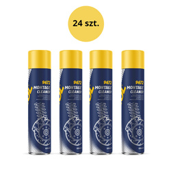 MONTAGE CLEANER PREPARAT DO ODTŁUSZCZANIA HAMULCÓW 600ML (9672) - KARTON 24 SZTUKI (PAKIET) (BRAKE CLEANER)