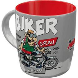 Kubek MOTOmania Biker Chrom