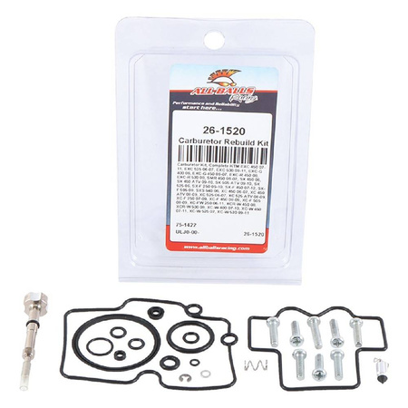 Zestaw naprawczy gaźnika ktm sxf 250 05-10, sxf 450 07-12, exc 450 07-11, exc 525 06-07, exc 530 09-11