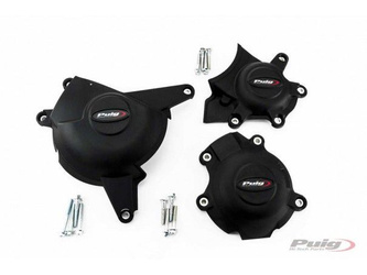 Pokrywy Dekli Silnika Puig Do Suzuki Gsx-R1000 / R 17-22 Czarne