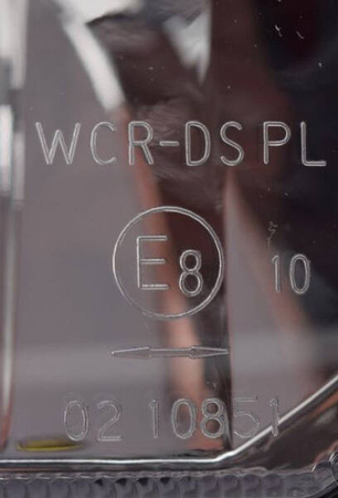 Lampa przód uniwersalna LED do motocykli ECE E8