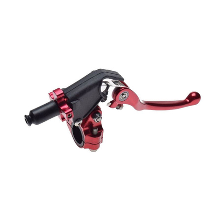 Dźwignia sprzęgła z korpusem motocross czerwona