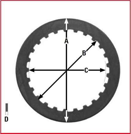 Trw lucas przekładki tarcz sprzęgłowych suzuki vl 1500 98-08,
