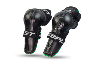 NAKOLANNIKI OCHRANIACZE KOLAN KAJAM Z ZAWIASEM KOLOR CZARNY ROZMIAR UNIWERSALNY - KOLEKCJA 2025