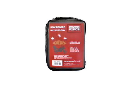Pokrowiec Motocyklowy Z Kufrem Power Force Rozmiar Xl