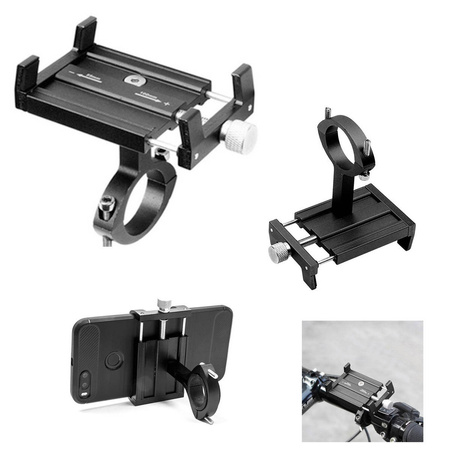 Uchwyt motocyklowo-rowerowy na telefon montowany na kierownicę typ:r1-metal
