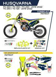 Komplet plastików plukomplet naklejek (oklein) husqvarna tc 125/250 '19-'22