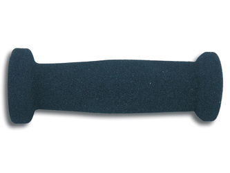 DOMINO MANETKI (GRIPY) ROAD DOMINO STYLE GĄBKOWE (22+25MM, DŁ.132MM) Z OTWOREM KOLOR CZARNY