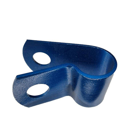 Uchwyt przewodu hamulcowego aluminiowy niebieski