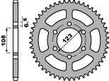 Zębatka tylna 4539 48 f derbi gpr 125 (04-13) (łańc. 428) (jtr-brak)