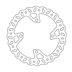 Tarcza hamulcowa tył nitro tył 250mm kawasaki kxf 450 '19 -