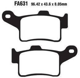 KLOCKI HAMULCOWE EBC FA631V