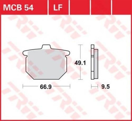 KLOCKI HAMULCOWE MOTOCYKLOWE HONDA CB 750 GL1100
