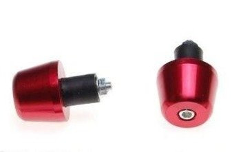 Końcówki kierownicy motocykla 05/36mm czerwone