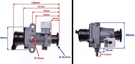 Stacyjka z zamkami do skutera Baotian Tanco Baotian Rebel