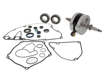 Wiseco wał korbowy kawasaki kxf 250 '04-'08, suzuki rmz 250 '04-'06 (z łożyskami na wał i kompletem uszczelek i uszczelniaczy na dół silnik (hr4064)