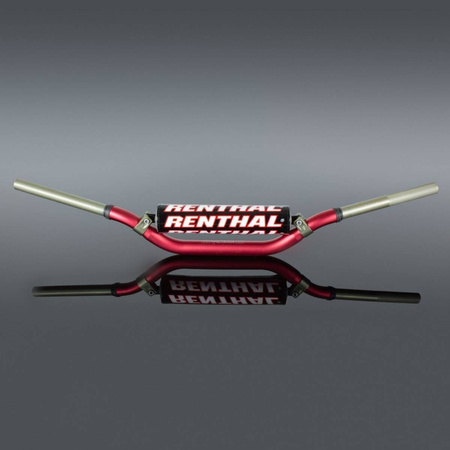 Kierownica 1,1/8 cala (28,6mm) mx twinwall 998 handlebar red reed / windham padded kolor czerwony z gąbką