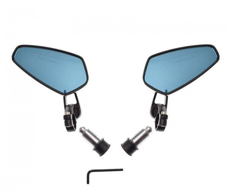 Lusterka motocyklowe mocowane w kierownicę