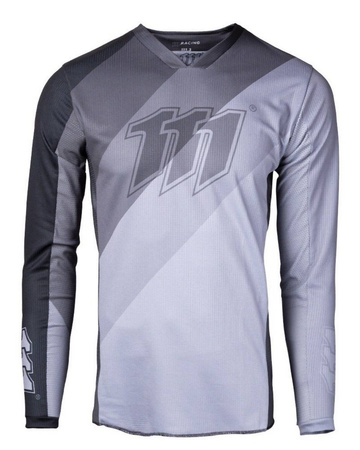 Koszulka moto 111.3 - gunmetal kolor szary/czarny rozmiar l