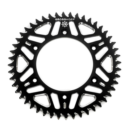 ZĘBATKA TYLNA ALUMINIOWA T7075 (ERGAL) 289 50 (28950) HONDA CR/CRF '83-'25, BETA RR '13-'25, (JTR210.50) (ŁAŃC.520) KOLOR CZARNY