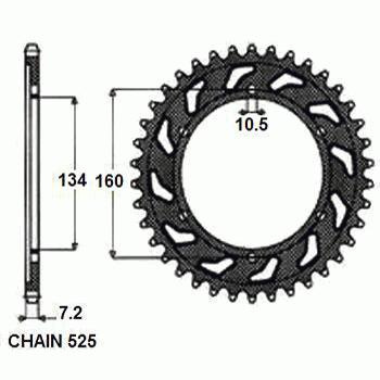 Zebatka napedzana stalowa sunstar sunr1-4633-48 (wycofana z produkcji)