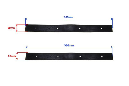 Guma obejmy tłumika skuter 2T 4T komplet 2 sztuki