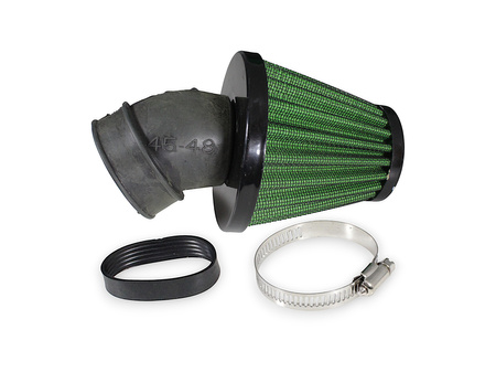 Filtr Powietrza Stożkowy Power Force Zielony 40-45mm 45 Stopni