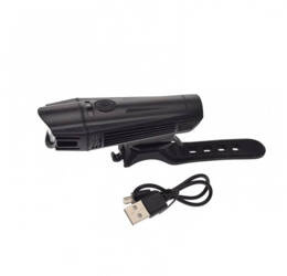 Lampa rowerowa przód LED USB