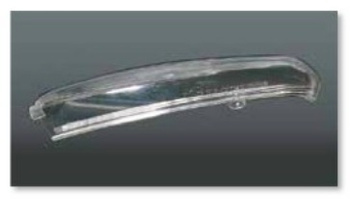 Szkło kierunkowskazu lewe do lusterka, kolor biały przeźroczyste