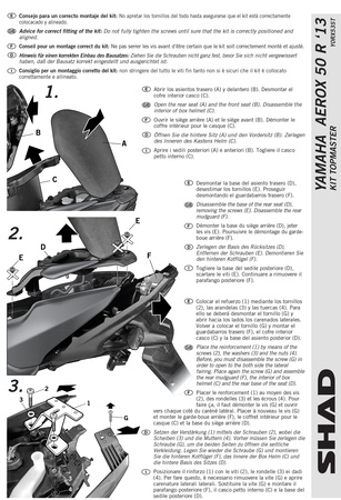 Stelaż kufra tylnego Shad do Yamaha Aerox 50