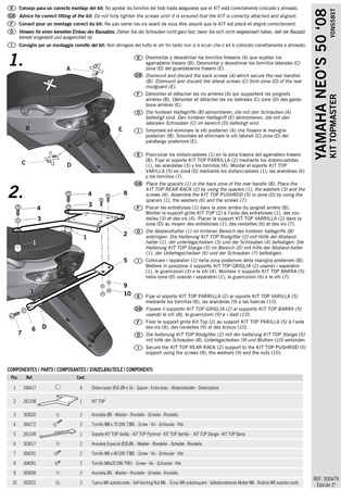 Stelaż kufra tylnego Shad do Yamaha Neo's 50/ 125 (08 -15)