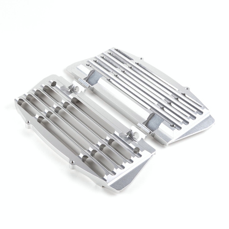 OSŁONY CHŁODNICY (KOMPLET) AIR FORCE GASGAS '21-'23, HUSQVARNA '17-'23, KTM '17-'23 KOLOR SREBRNY (PATRZ OPIS TOWARU)