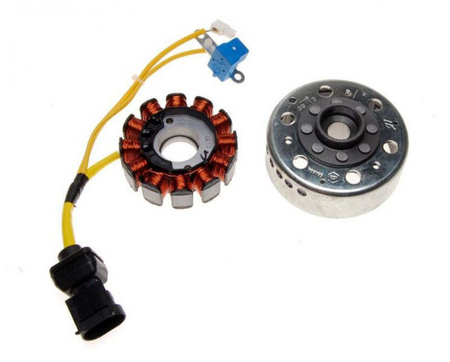 Stator iskrownik + koło magnesowe do Piaggio Fly 125
