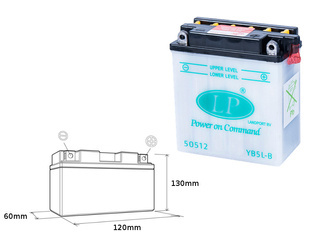 Landport akumulator yb5l-b 12v 5ah 121x61x131 (12n5-3b) obsługowy - bez elektrolitu (10)