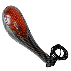 Lusterko Far lewe do owiewki uniwersalne carbon