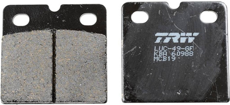 Klocki hamulcowe kh18 organic bmw r 80 gs / rt k1 / k 100 lt / rs 80-92, triumph bonneville 87-, przód/tył