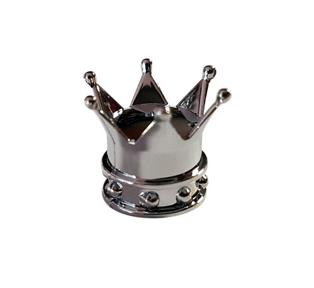 Nakrętka wentyla srebrna Korona