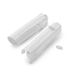 OSŁONY TELESKOPÓW / AMORTYZATORÓW KTM SX/SXF '23-'26; EXC/EXCF '24-'26; HUSQVARNA TE/TC/FE/FC '24-'26 KOLOR BIAŁY OEM