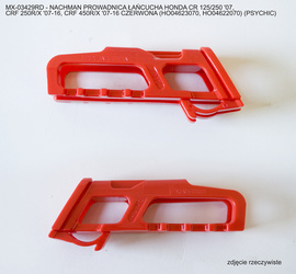 Prowadnica łańcucha honda cr 125/250 '07, crf 250r/x '07-16, crf 450r/x '07-16 czerwona (ho04623070, ho04622070)