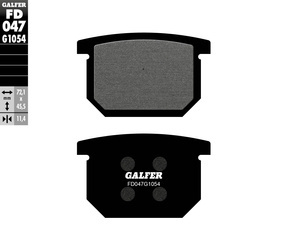 Klocki hamulcowe kh65 suzuki gs/gsx