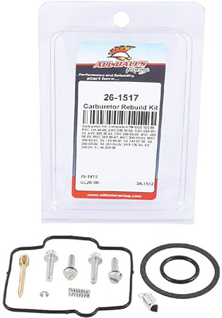 Zestaw naprawczy gaźnika ktm exc 125/200 98-05, exc 250/300 00-03, exc380 00-02